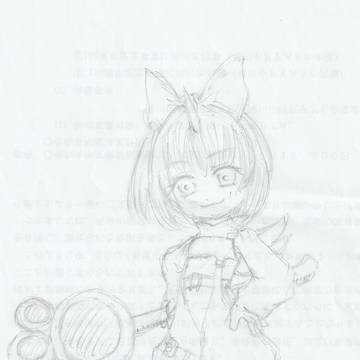 裏紙にエーコ