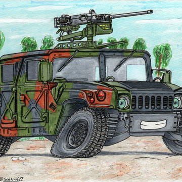 ハンヴｲー（M2重機関銃搭載型）