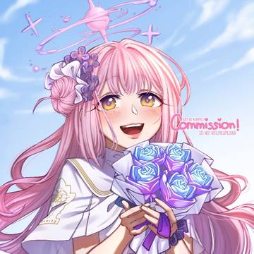 Misono Mika w/ gifted Boquet
