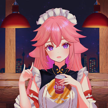 Yae Miko Coffee Date