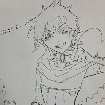 ジュダルくんの線画
