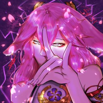 the purple fox