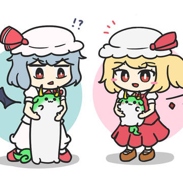 スカーレット姉妹とすくすく。