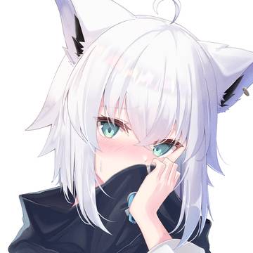 短髪フブキ(赤面）