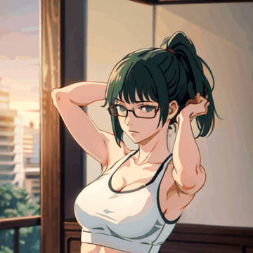 AI video test 禪院真希  呪術廻戦