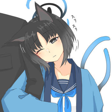 キキョウが最近スリスリしてくる