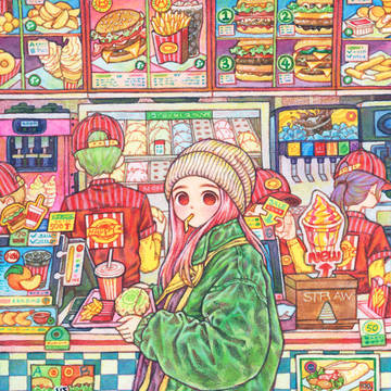 ハンバーガーショップ