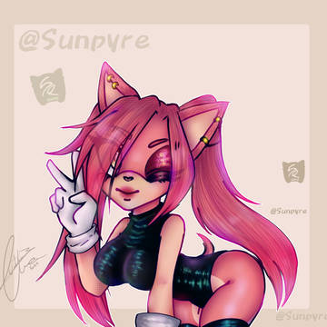 Saya the hedgehog [sonic oc]