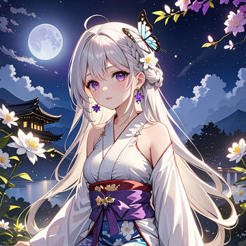 AI汉服白毛控