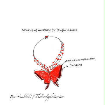 Hematropic Butterfly Necklace