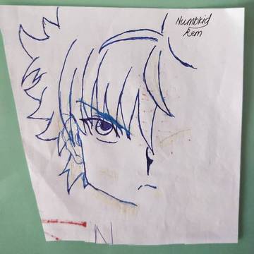 First Killua Drawing 奇犽