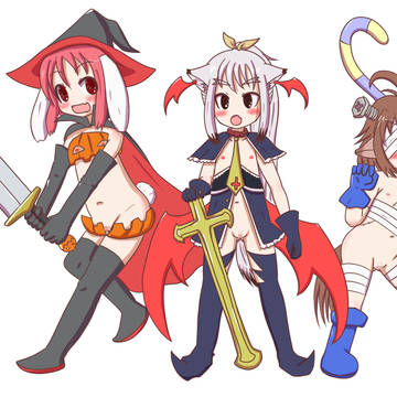 skebリク:(遅れに遅れた)ハロウィンイラスト