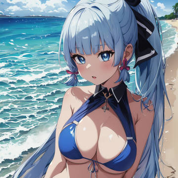神里綾華　セクシー水着