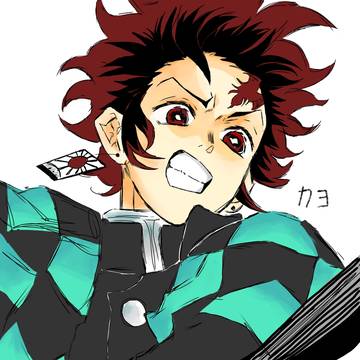 炭治郎模写　久しぶり投稿