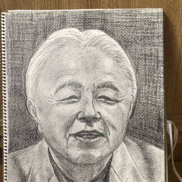 恩師の肖像画