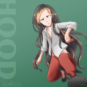 髪を下ろしてるフッドくんもカッコイイね