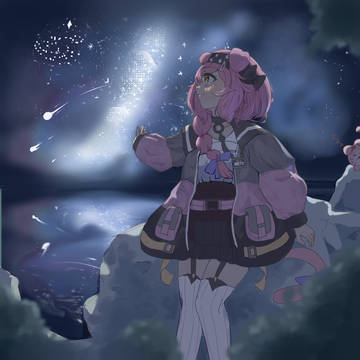 海边星空闪闪猫
