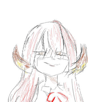 雑落書きの陸八魔アルちゃん!!