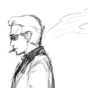 早朝の落書き