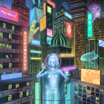 Cyberpunk City Art