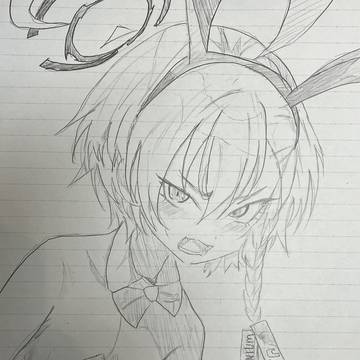 ネル(バニー)模写