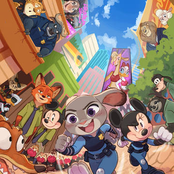 ズートピア×ミッキーフレンズ🐰🦊