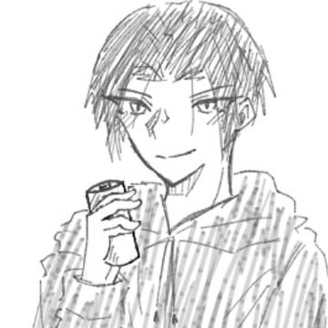 配信中に描いてた高尾と緑間のらくがき