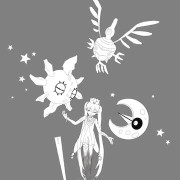 ポケミク捏造ファンアート