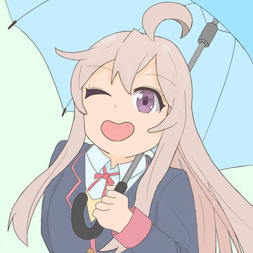 傘をさすまひろちゃん
