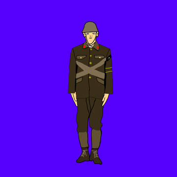 架空軍服「海軍陸戦隊活動服　第二中隊仕様」