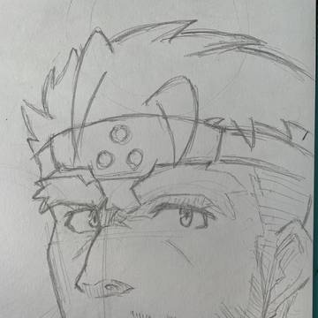 練習中