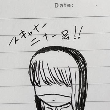 学校で描いた絵(NieR関連)