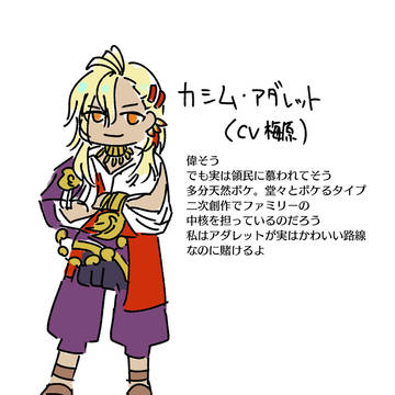 らぬすてのキャラ紹介だけでキャラ付け想像