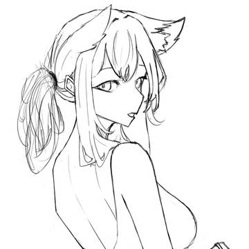 1 Layer sketch - Shiroko