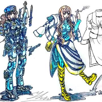 夢の世界-軍団と小さなエンジニア