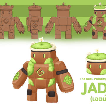 The Rock Painting Golem Jade (MA