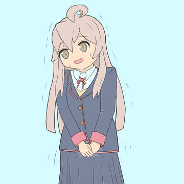 我慢するまひろちゃん