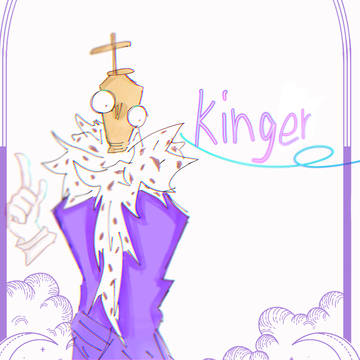 自分絵のkinger👑💜