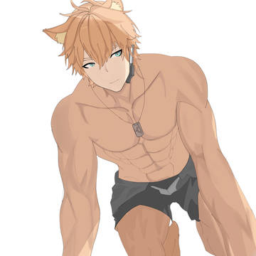 Half naked Lee with cat ears? š³