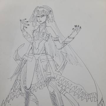 アルテラ(Fate)模作です。
