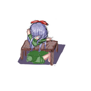 saddened girl