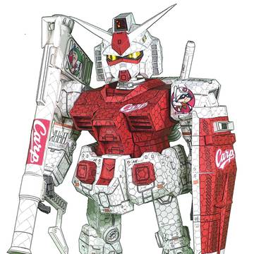 ＳＤＲＸ７８－ガンダム-広島カープカラーバリエーション作品