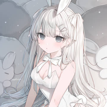 白バニー