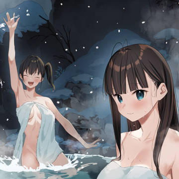 温泉いきたい！　高嶺さん＆佐藤さん