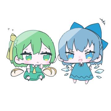 大妖精とチルノちゃん