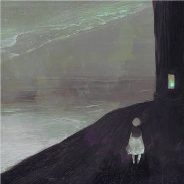 心象, 少女と塔, 波打ち際