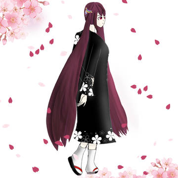 陰音ミコと桜