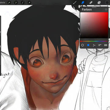Cute Luffy warm-up