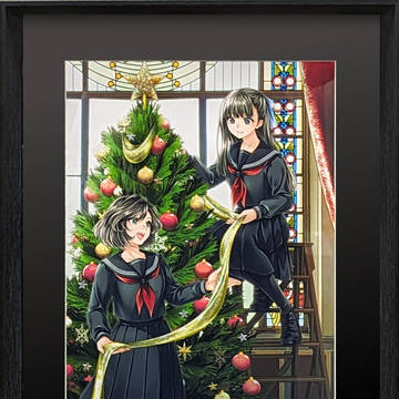 「ツリーと女学生」