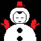 [クリスマス版２] undertale フリスク (雪だるま化!